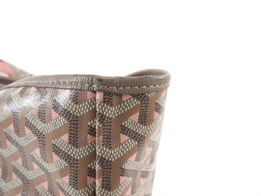 Goyard St. Louis GM Claire Voie Tote Bag Limited Edition Pink Taupe