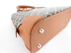 Goyard Black and Tan Brown Mini Vendome Top Handle Bag