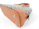Goyard Black and Tan Brown Mini Vendome Top Handle Bag