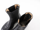 Gianvito Rossi Black Leather Lug Ankle Boot - 37 / 6.5