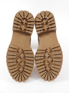 Gianvito Rossi Camel Leather Knit Tenney Boot - 37