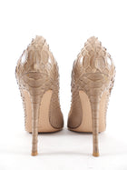 Gianvito Rossi Beige Python 110mm Pumps - 41