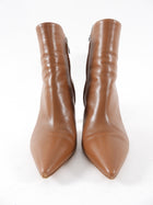 Gianvito Rossi Caramel Brown Leather Ankle Boots - 37