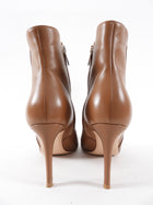 Gianvito Rossi Caramel Brown Leather Ankle Boots - 37