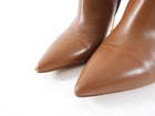 Gianvito Rossi Caramel Brown Leather Ankle Boots - 37