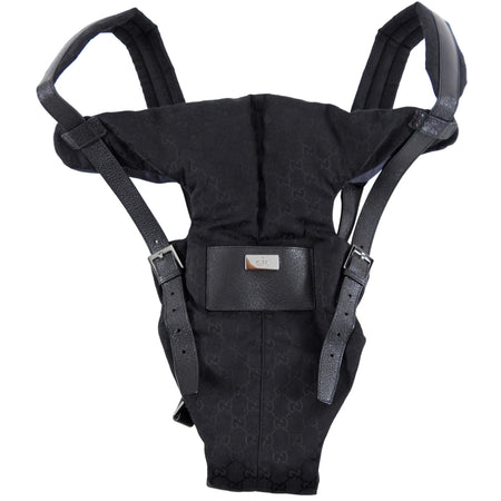 Gucci Black Monogram Canvas Baby Carrier