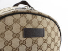 Gucci Brown Monogram Canvas Backpack