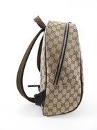 Gucci Brown Monogram Canvas Backpack