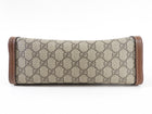 Gucci Small Brown Monogram Supreme Padlock Shoulder Bag