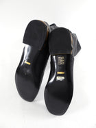 Gucci Black Leather Tall Boots with Bamboo Heel - 40