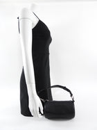 Gucci Black Leather Blondie Mini GG Barrel Bag