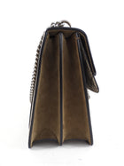 Gucci Monogram Supreme Medium Dionysus Chain Flap Bag