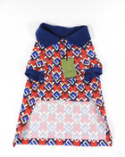 Gucci Isometric G Red and Blue 5pc Gucci Pet Dog Gift Set