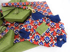 Gucci Isometric G Red and Blue 5pc Gucci Pet Dog Gift Set