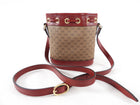 Gucci x Doremon Burgundy Monogram Candy Mini Bucket Bag