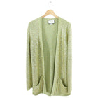 Gucci Green Knit Heavily Glass Beaded Cardigan Sweater - M (6/8)