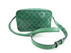 Gucci Green Monogram Crystal Camera Bag