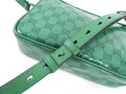 Gucci Green Monogram Crystal Camera Bag