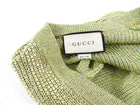 Gucci Green Knit Heavily Glass Beaded Cardigan Sweater - M (6/8)