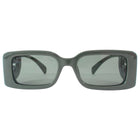 Gucci GG1325S Sage Green GG temple Logo Rectangular Sunglasses