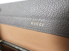 Gucci Grey Leather Large Zumi Tote Bag