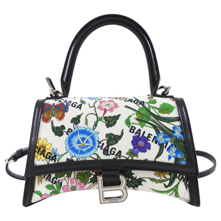 Gucci x Balenciaga Hacker Project Flora XS Hourglass Two-Way Top Handle Bag