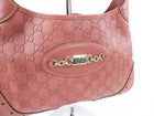 Gucci Quartz Rose Leather Guccissima Hobo Bag