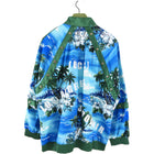 Gucci Blue and Green Los Angeles Souvenir Palm Tree Snap Jacket - S / M