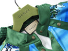 Gucci Blue and Green Los Angeles Souvenir Palm Tree Snap Jacket - S / M