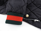 Gucci Black Light Quilted Jacket with Pearl GG Buttons - S