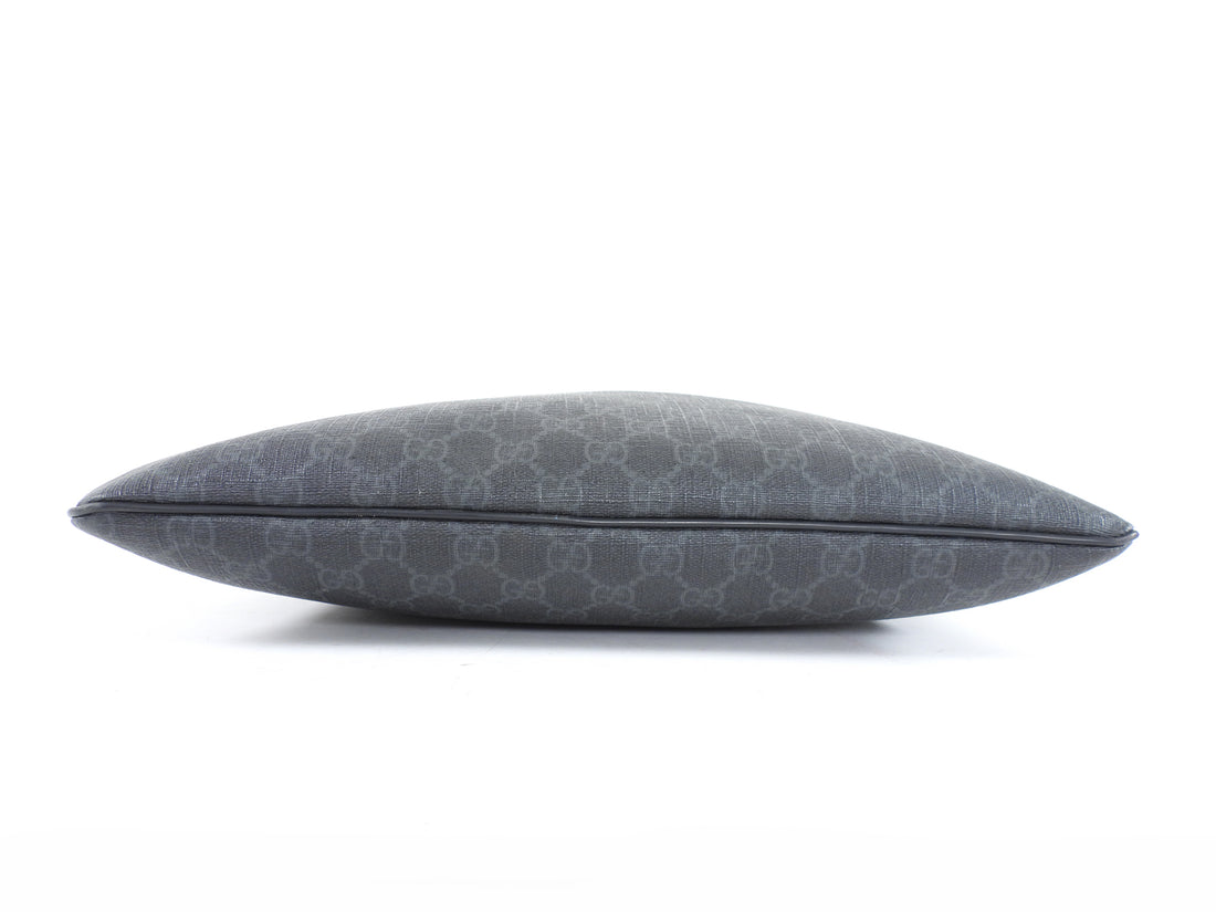 Gucci Monogram Supreme Coated Canvas Black Messenger Bag