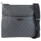 Gucci Monogram Supreme Coated Canvas Black Messenger Bag