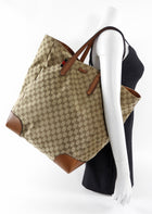 Gucci Monogram Canvas Extra Large Brown Shopper Tote Bag