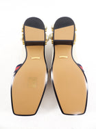 Gucci Ivory Marmont Pearl Peyton Loafer with Web Stripe - 35