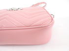 Gucci Pink Matelasse Quilted GG Camera Crossbody Bag
