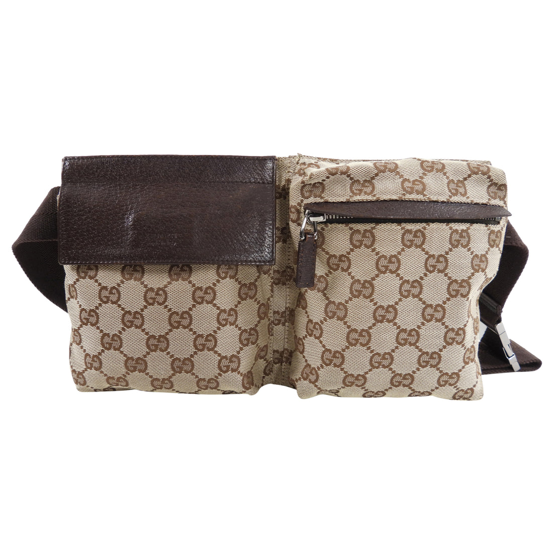 Gucci vintage canvas belt bag on sale