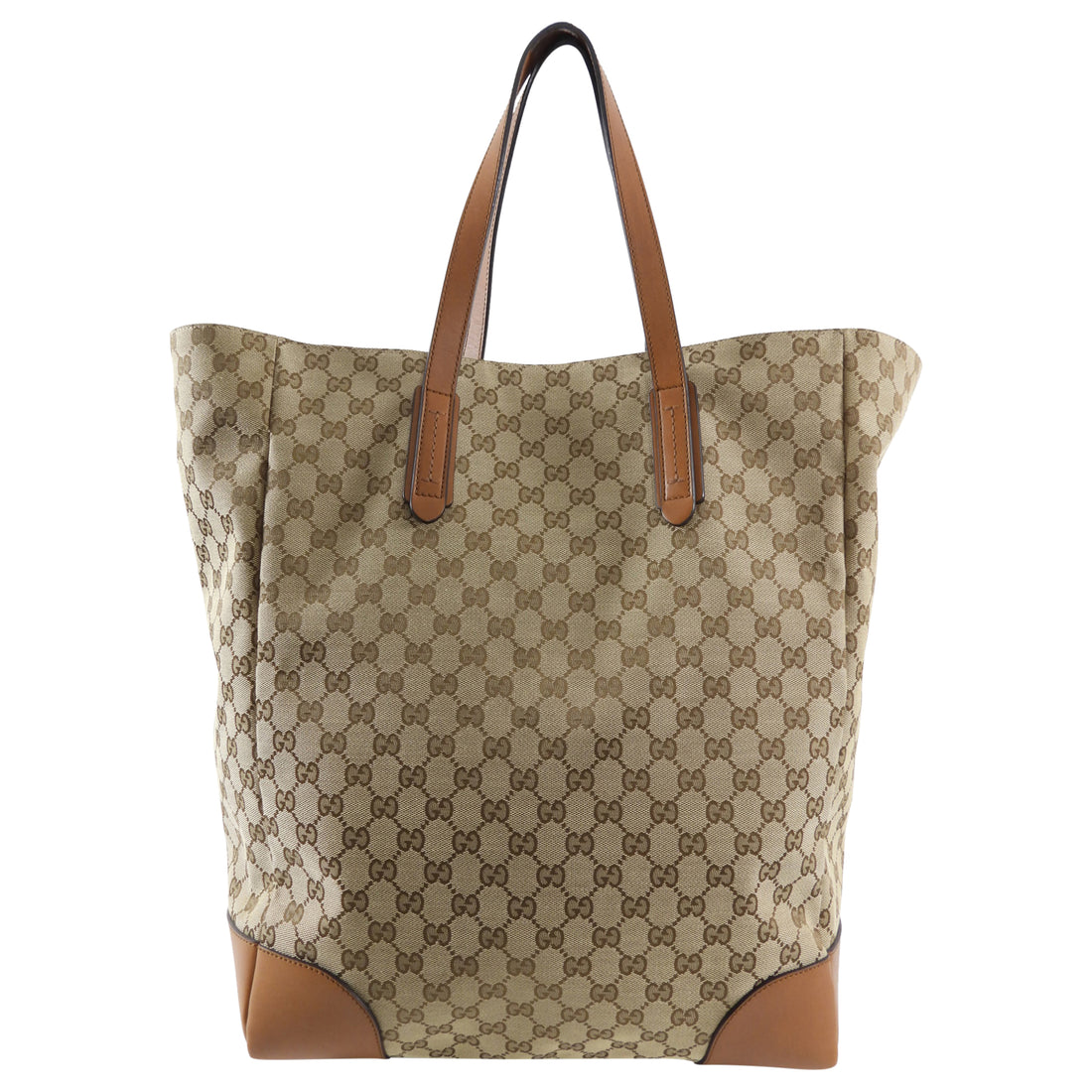 Gucci Monogram Canvas Extra Large Brown Shopper Tote Bag