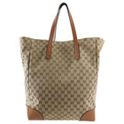 Gucci Monogram Canvas Extra Large Brown Shopper Tote Bag