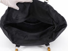 Gucci Large Black Nylon Bamboo Handle Soft Tote