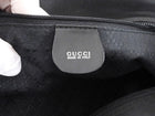 Gucci Large Black Nylon Bamboo Handle Soft Tote