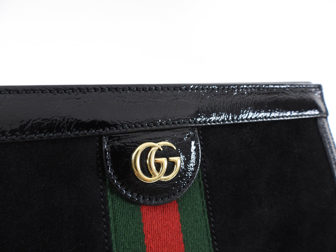 Gucci ophidia black suede online