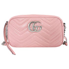 Gucci Pink Matelasse Quilted GG Camera Crossbody Bag