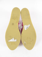 Gucci Pearl GG Marmont Pink Crochet Espadrille Wedge Sandal - 40