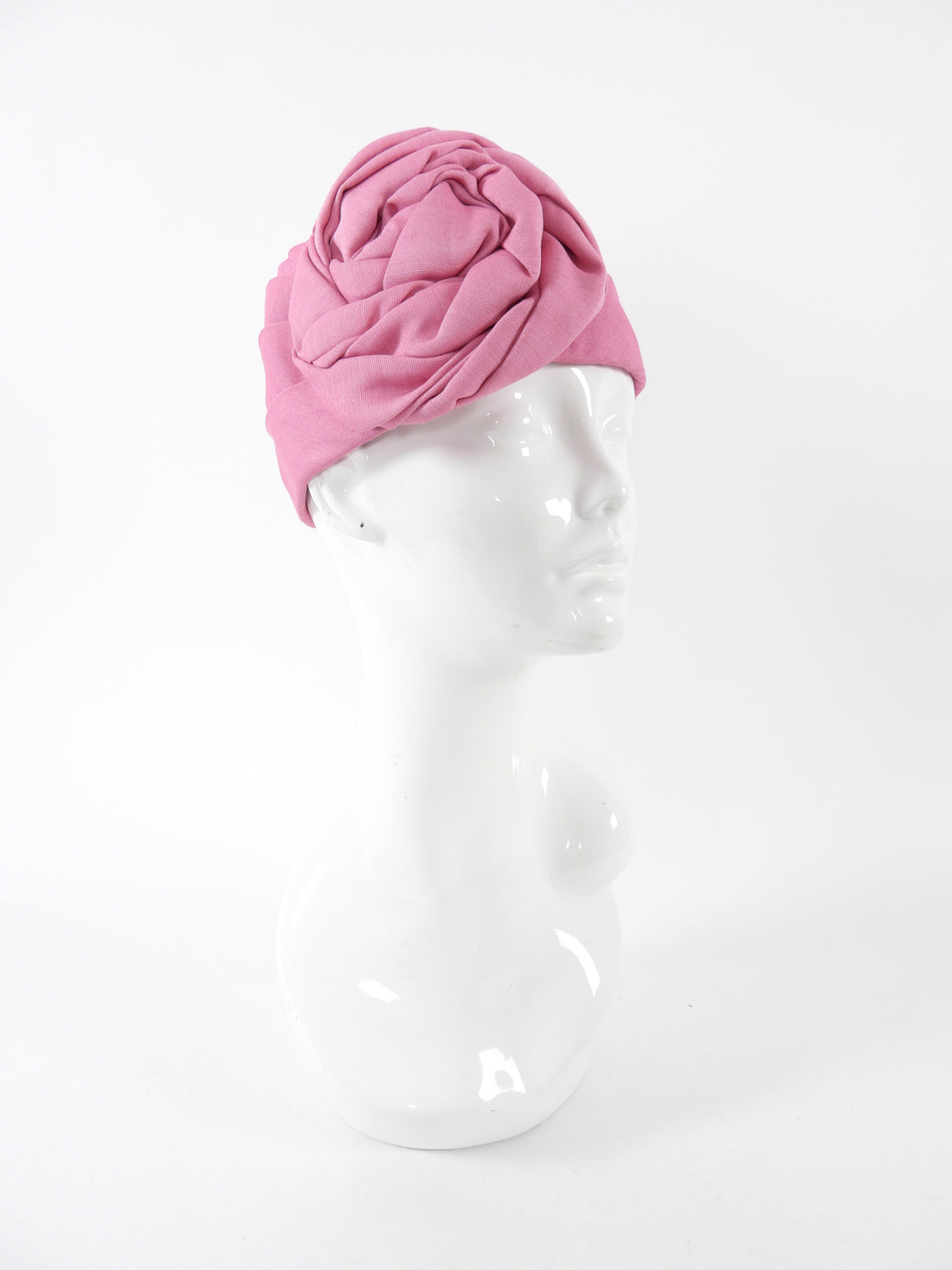 Gucci Pink Rosette Fabric Headband / Open Hat - M 57