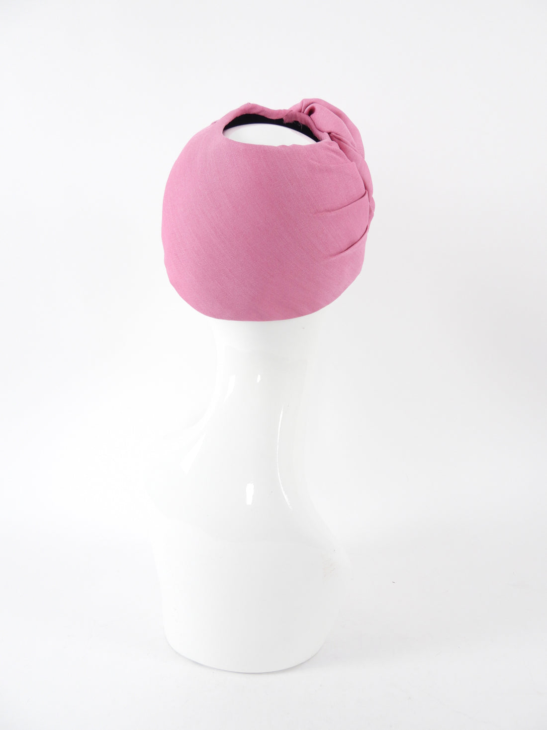 Gucci Pink Rosette Fabric Headband / Open Hat - M 57