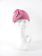 Gucci Pink Rosette Fabric Headband / Open Hat - M 57
