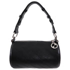 Gucci Black Leather Blondie Mini GG Barrel Bag
