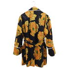 Gucci Yellow and Black Velvet Smoking Jacket - 46 / 10 / L