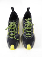 Gucci Black Yellow Green Run Sneakers - 37