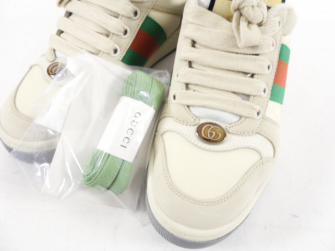 Gucci Screener Sneaker Off-White - 34.5